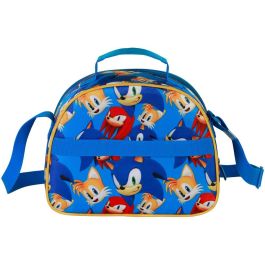 Bolsa Portamerienda 3D Go Sonic The Hedgehog - SEGA Azul