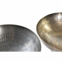 Centro Mesa Loft DKD Home Decor Dorado Plateado 30 x 17 x 30 cm (2 Unidades) Centro Mesa Loft DKD Home Decor Dorado Plateado 30 x 17 x 30 cm (2 Unidades)