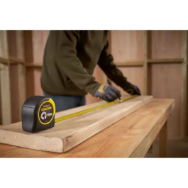 Stanley FMHT36142-0 Cinta Métrica Profesional FatMax con Armadura de Hoja, 10m x 32mm
