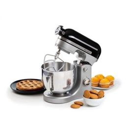 Ariete 1589/02 Robot de Cocina Moderna 1600W 5.5L Negro con Movimiento Planetario y Accesorios