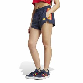 Pantalón Corto Deportivo Adidas Tiro Cut 3 Bandas Summer Azul