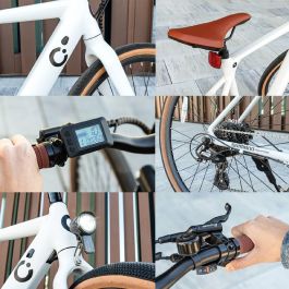 Bicicleta Eléctrica Cecotec City Sprint Blanco 250 W 10 Ah 360 wh 28"