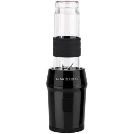 Sweiss MOOV9 Mini Licuadora Portátil - 300 W - 570 ml - 2 Botellas - Negra
