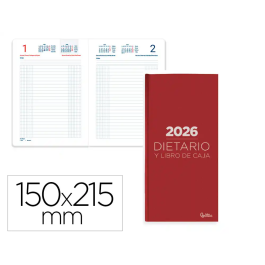 Liderpapel Dietario 2026 Cuarto 150x215 mm Día Página Color Rojo Papel 70 gr FSC Precio: 11.7975. SKU: B1FDL7EPXE
