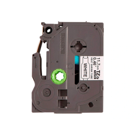 Brother HSE-231 Cinta Termoretráctil 11,7 mm Negra/Blanca Consumible Máquina de Etiquetas