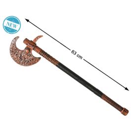 Hacha Medieval De Una Hoja 63 cm Con Mango Negro Y Cobre - Accesorio Cosplay Y Eventos Medievales Precio: 4.8884. SKU: B1BTE7YZEF