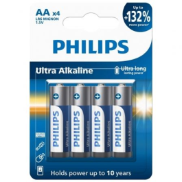 Pack de 4 Pilas AA Philips LR6E4B/10/ 1.5V/ Alcalina Precio: 4.88999962. SKU: B17EERLKK4