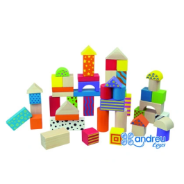 Ambitoys Bloques de Construccion de Madera 50 Piezas 18x18 cm Juego Didactico Andreutoys Precio: 22.79000031. SKU: B12S3D7ZQA