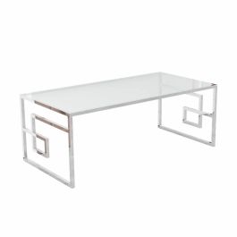 Mesa auxiliar DKD Home Decor Cristal Metal Plata (120 x 60 x 45 cm) Precio: 184.58999999. SKU: B1E2FG8JSG