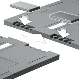 LEGO City 60304 Intersección para montar, juego de construcción de ciudades con paneles y carreteras para montar para niño o niña