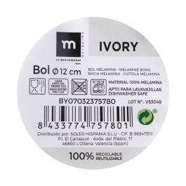 Bol de melamina Ivory 12 cm - La Mediterranea (24 Unidades) Bol de melamina Ivory 12 cm - La Mediterranea (24 Unidades)