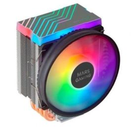 Mars Gaming MCPU44 Ventilador Disipador CPU ARGB 110mm 160W TDP con 4 Heatpipes HCT, PWM Ultrasilencioso y Multisocket Universal