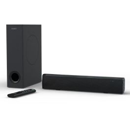Majority MAJ5056444108869 Barra de Sonido 2.1 con Subwoofer cableado, Bluetooth, USB, Óptica, Aux - 100W - Negro
