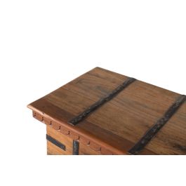 Giner Y Colomer Baúl de Madera Reciclada con Apertura Superior y Herrajes Metálicos