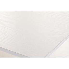 DKD Home Decor Mesa Centro Urban Blanco Metal y MDF 110 x 55 x 46 cm con 2 Cajones