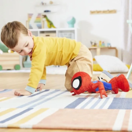 Hasbro Peluche Interactivo Spidey Baila y Gatea con Música y Sonidos, Juguetes de Superhéroes Spidey y sus Amigos Extraordinarios, HASF67225L0
