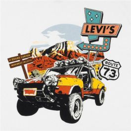 Camiseta de Manga Corta Infantil Levi's Lvb Day Trip Blanco