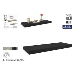 Moblekit Estante Flotante Black 60 cm x 23.5 cm x 3.8 cm (6 Unidades) Precio: 66.72000016. SKU: B16MC74EN3