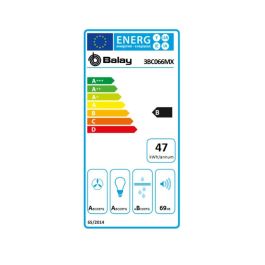 Campana Convencional Balay 3BC066MX 60 cm 590 m3/h 69 dB 220 W Campana Convencional Balay 3BC066MX 60 cm 590 m3/h 69 dB 220 W