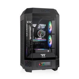 Thermaltake The Tower 250 Mini Tower Negro, Blanco para PC con Pantalla LCD 3.9", Ventiladores 2x120mm, Soporte HDD/SSD 2.5/3.5" Precio: 137.99182672. SKU: B18BPWNRBQ