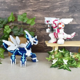 Bandai Figura de ladrillo NANOBLOCK Pokémon Palkia NAN4972825225318 1050 piezas