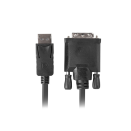 Lanberg CA-DPDV-10CU-0018-BK Adaptador de Cable de Vídeo DisplayPort a DVI-D 1.8m Negro Precio: 9.5000004. SKU: S5604097