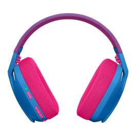 Logitech G435 Auriculares Gaming Inalámbricos Bluetooth y LIGHTSPEED Azul, Ligero, Conexión Dual para PC y Consolas