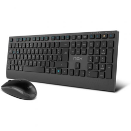 Nox Teclado y Ratón Inalámbricos Lite Duo Español Bluetooth 5.2 y 2.4 GHz USB-C Silencioso Multimedia Ergonómico Precio: 30.94999952. SKU: B1G2VG4L6B