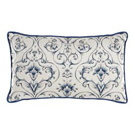 DKD Home Decor Cojin Shabby Azul Floral Poliester Velvet 50 x 10 x 30 cm Precio: 9.5000004. SKU: S3041528