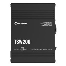 Teltonika Networks TSW200 - Conmutador Ethernet Industrial No Gestionado, 8 Puertos RJ-45 Gigabit, 2 Puertos SFP, PoE+ hasta 30W por Puerto, IP30 Precio: 154.4444. SKU: B12PPFYYST