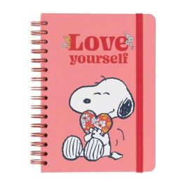 ERIK Cuaderno A5 Snoopy Love Yourself, Tapa Dura Wire-o, 90 Hojas con Bolsillo y Cierre Elástico Precio: 8.49999953. SKU: B1J6BKV9ZW