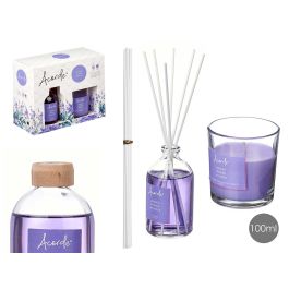 Set Mikado Vela Lavanda 100ml 30H - Acorde 19.5x15x7.5 cm (6 Unidades) Precio: 30.50000052. SKU: B193S8L58X