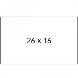 Apli Etiquetas para Etiquetadora 101419/102365 Rectas 26x16 mm Blanco 6 Rollos 6000 Unidades Precio: 5.50000055. SKU: B1H73E4N8X