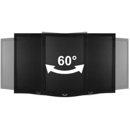 ARCTIC W1A Soporte de Pared para 1 Monitor hasta 43" (109cm) 20kg, VESA, Inclinable, Giratorio, Negro