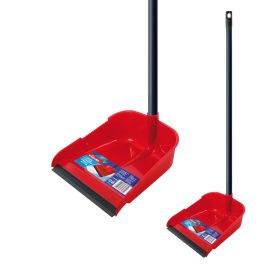 Vileda Recogedor con palo con labio de goma antiadherente Plástico Rojo para uso doméstico Precio: 5.50000055. SKU: S7904124
