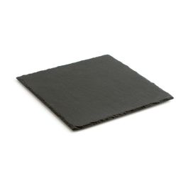 Quid Bandeja de Pizarra para Curados Gastro Fun 30x30 cm Negra Acabado Rugoso Apilable 100% Higiénica y Fácil de Limpiar (12 Unidades) Precio: 39.49999988. SKU: S2707869