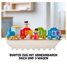 Lego Tren de los Números 10954, Juego de Construcción Educativo para Aprender a Contar, a Partir de 18 Meses, 23 Piezas
