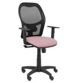 Silla Piqueras Y Crespo Alocen Brazos Regulables Mecanismo Sincro Refuerzo Lumbar Ruedas Nylon Respaldo Malla Negra Transpirable Y Asiento Tapizado Bali Rosa Precio: 229.79000011. SKU: B14AJNAV8H