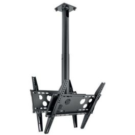 Hagor HA DH Duo S Soporte de Techo Doble para TV 32-50" (81.3-127 cm) hasta 70 kg, inclinación/giro ajustable, Negro