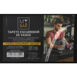 Tapete Escurridor De Vasos 30x15 cm - My Bar (18 Unidades) Tapete Escurridor De Vasos 30x15 cm - My Bar (18 Unidades)