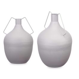 Jarron Acero Botella Gris Pastel Grd Giftdecor 24X40CM (4 Unidades) Precio: 65.49999951. SKU: B1AVTE57GV