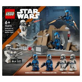 Lego Star Wars 75373 Pack Emboscada En Mandalore, Juguete Construible Para Niños +6 Años Con Minifiguras
