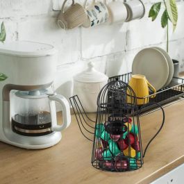 Organizador Metálico para Cápsulas de Café y Tetera Quttin - Inde (8 Unidades) Organizador Metálico para Cápsulas de Café y Tetera Quttin - Inde (8 Unidades)