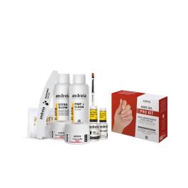 Andreia Hard Gel Pro Kit High Resistence - Kit Profesional para Uñas de Gel con Hard Gel Clear 22g, French Builder White 22g, Ultrabond Primer y Top Coat Precio: 42.50000007. SKU: SBL-OUKHG001