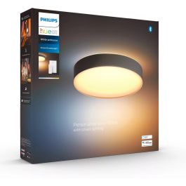 Philips Hue White Ambiance Enrave Deckenleuchte M Schwarz 2400lm inkl DS