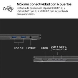 LG 16Z90RU-G.AA55B Portátil Gram 16" IPS WQXGA, Intel Core i5-1334U, 16GB RAM, 512GB SSD, Windows 11, Ligero 1.2kg LG 16Z90RU-G.AA55B Portátil Gram 16" IPS WQXGA, Intel Core i5-1334U, 16GB RAM, 512GB SSD, Windows 11, Ligero 1.2kg