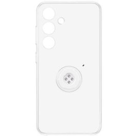 Samsung EF-XS921CTEGWW Funda Clear Gadget transparente para Samsung Galaxy S24 con soporte de sobremesa y protección contra rayones