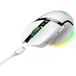 Razer Basilisk V3 Pro Ratón Gaming Inalámbrico Blanco, Óptico, Bluetooth/USB-C, 30000 DPI, 11 Botones Programables