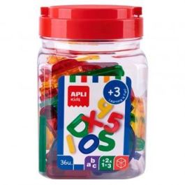 Apli Kit Letras y Números 50 mm Plástico Transparente Colores Surtidos 36 Ud, Ideal para Escuelas y Aprendizaje Precio: 13.78999974. SKU: B1GSXZJFYE
