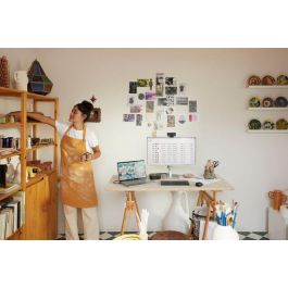 HP G5 USB-C Essential Dock - Estación de Acoplamiento Compacta para Portátiles - Soporte Triple Pantalla, Ethernet, Carga